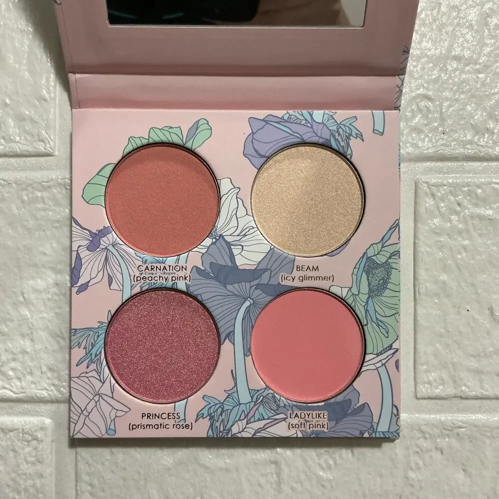 Seraphine Botanicals Geranium Glow Blush Highlight Palette Vegan